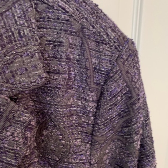 Shades of Purple and Silver Jacket/Blazer by Koret - Picture 7 of 10